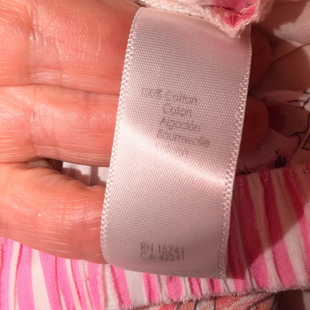PJ Salvage Pajama Set Size S Pink Beach Print 2PC Sleep & Lounge - Picture 12 of 13